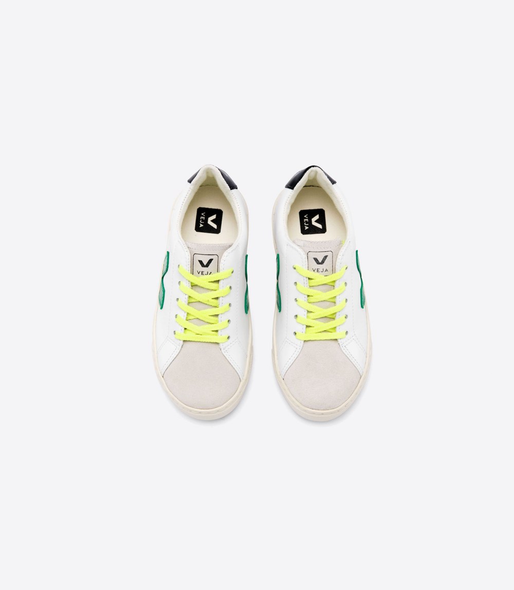 Veja Sneakers Barn - Esplar Läder - Vita - 685397-ZYA